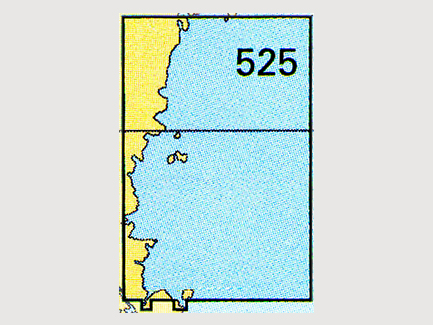 Nautical chart No 525 Bålsö-Gran-Brämön
