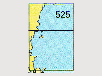 Seekarte Nr. 525 Bålsö-Gran-Brämön