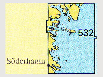 Seekarte Nr 532 Hällgrund-Hornslandet