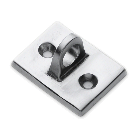 Wall bracket for hook shiny chrome