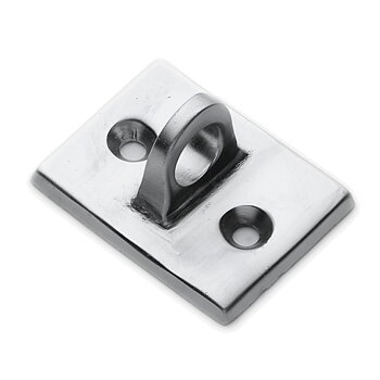 Wall bracket for hook shiny chrome