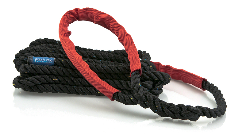 Mooring line Storm - Black - 10mm - Choose length!