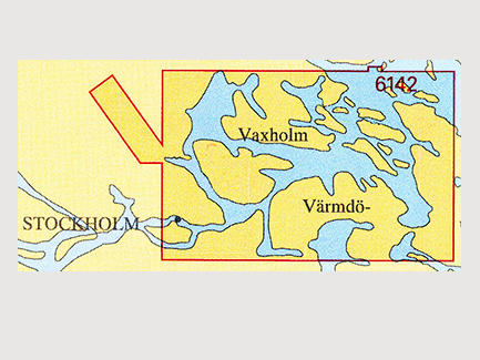 Seekarte Nr. 6142 Vaxholm