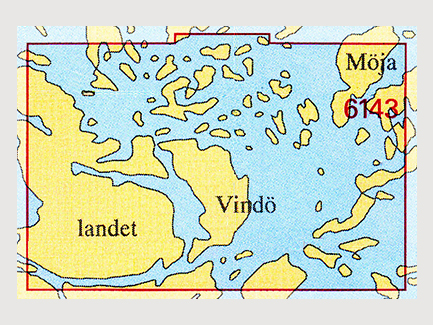 Sjökort nr 6143 Kanholmsfjärden