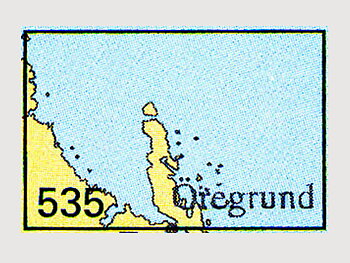 Seekarte Nr. 535 Öregrund-Grundkallen-Björn