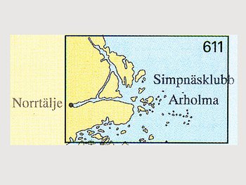 Seekarte Nr. 611 Furusund-Arholma