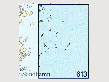 Seekarte Nr. 613 Svenska Högarna-Rödlöga