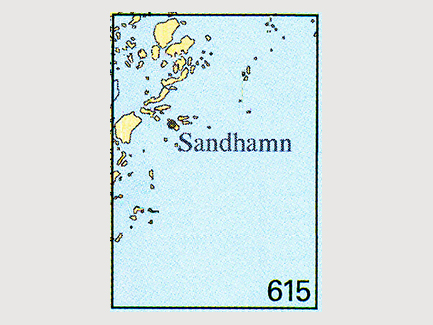 Seekarte Nr. 615 Sandhamn Ansätze