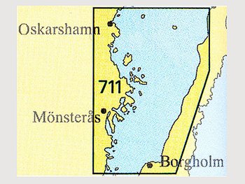 Seekarte Nr. 711 Borgholm-Oskarshamn