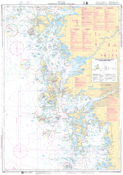 Training nautical chart 931 with 9313 on the back