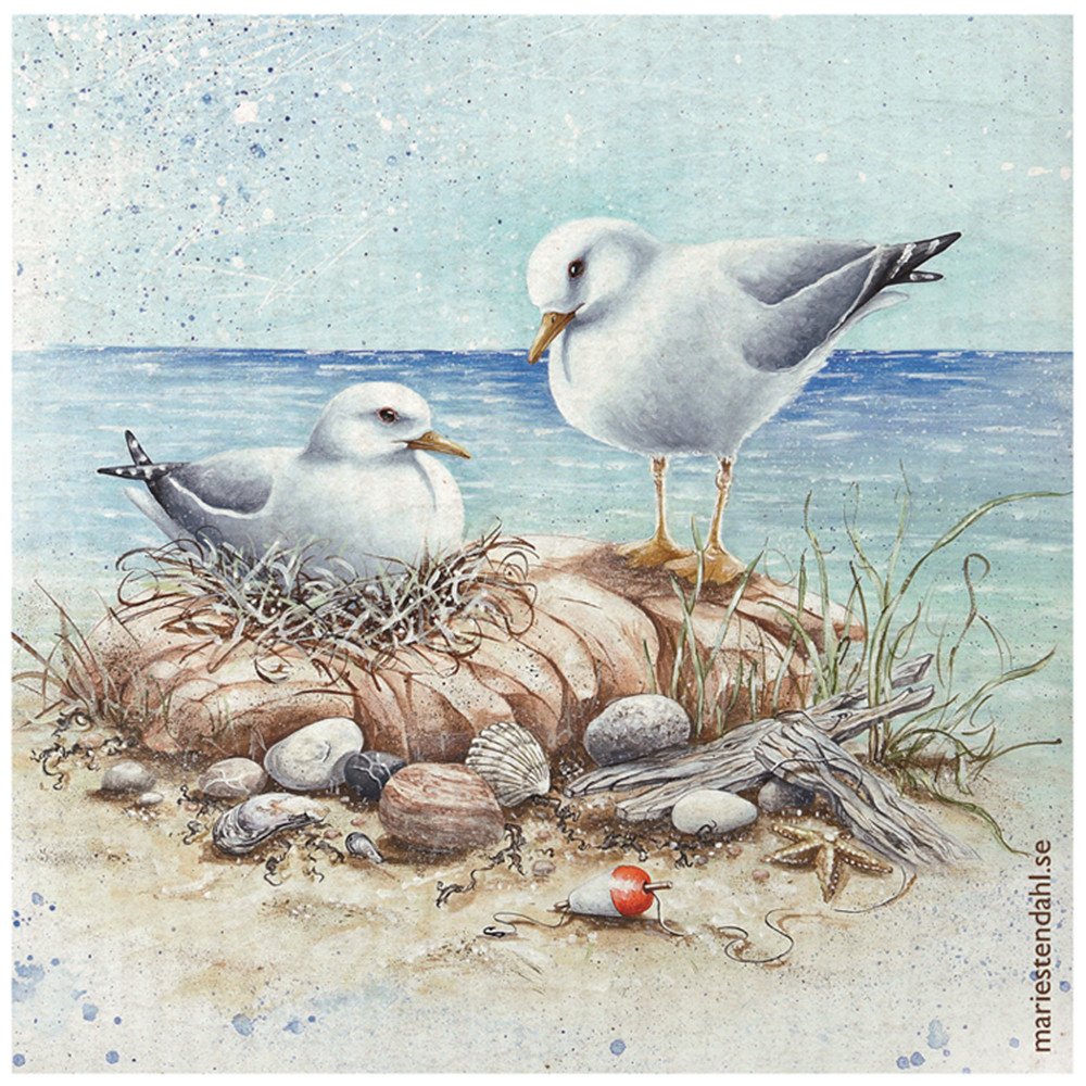 Dish cloth Coastal - Flora - Fauna - select motif! - 5
