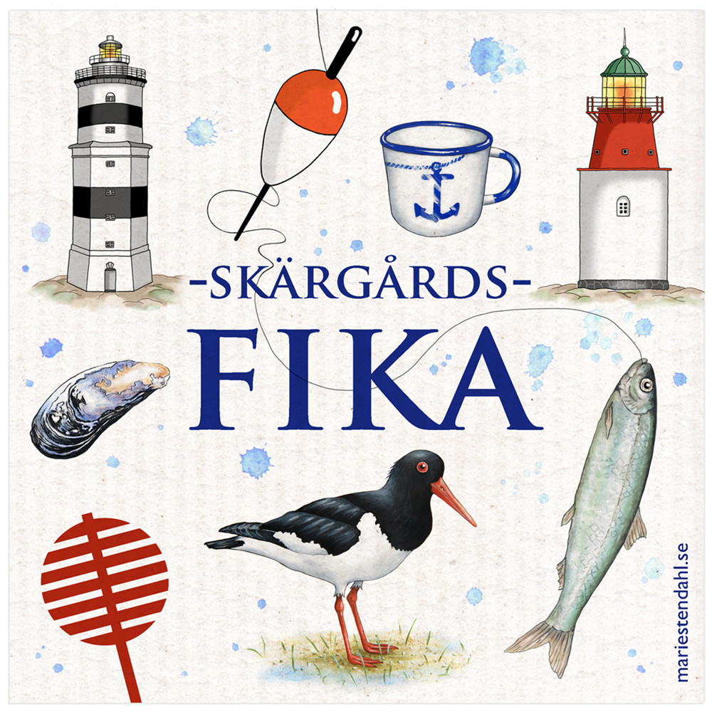 Dish cloth Coastal - Flora - Fauna - select motif! - 2