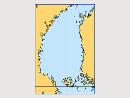 Seekarte Nr 5  Bottenhavet
