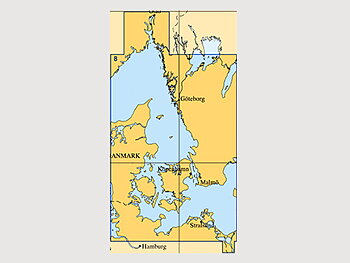 Seekarte Nr. 8 Skagerrak – Kattegat