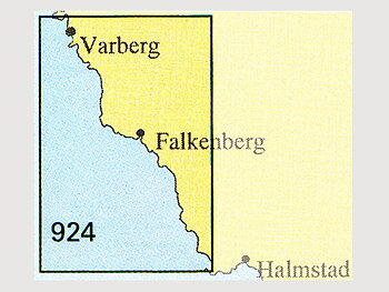 Nautical chart No 924 Varberg-Tylön