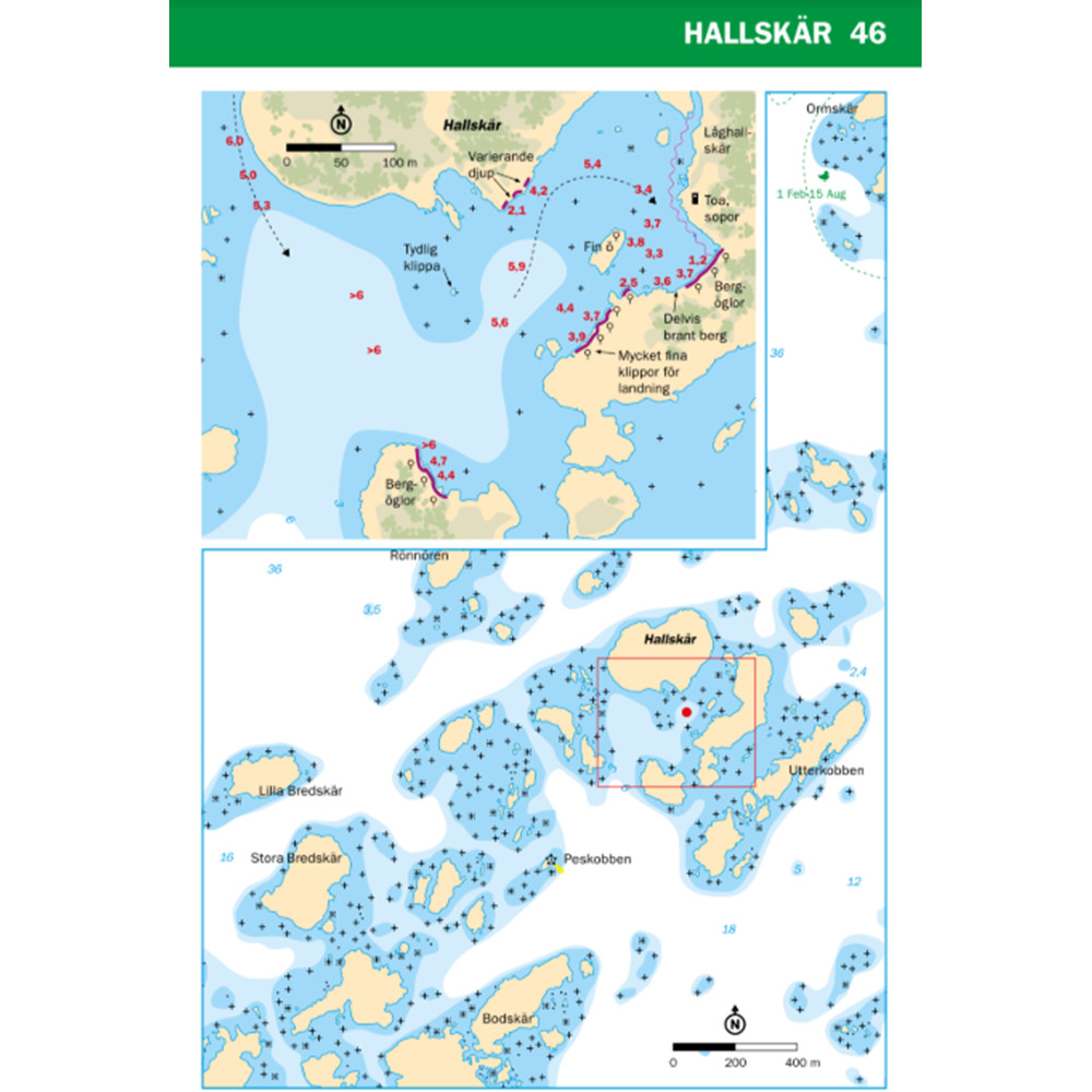 Stockholm Archipelago - the 50 best harbors - 2