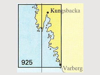Nautical chart No 925 Tistlarna-Varberg