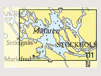 Seekarte Nr. 111 Mälaren Ost (Mälaren Öst)
