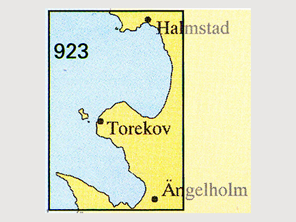 Nautical chart No 923 Tylön-Kullen