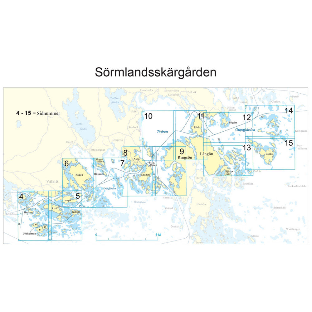617-01 Seekarte des Schärengebiets von Sörmland - 2