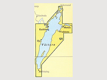 Seekarte Nr. 121 Vätternsee