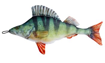 Stofftiere mit Fischmotiv