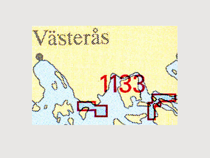 Nr. 1133 A. Aggarösundet, B. Hjulstafjärden