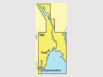 Seekarte Nr 134 Arvika-Säffle-Köpmannebro