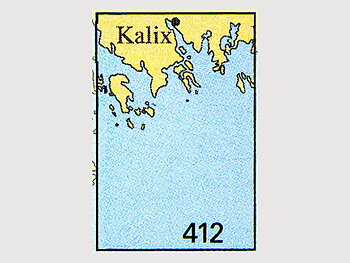Seekarte Nr. 412 Estersön-Karlsborg-Malören