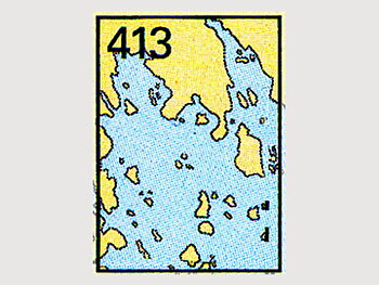 Seekarte Nr. 413 Hindersöharun-Töre