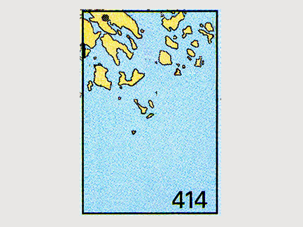 Nautical chart No 414 Germandön-Luleå-Estersön