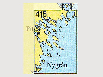Seekarte Nr. 415 Nygrån-Piteå-Germandön