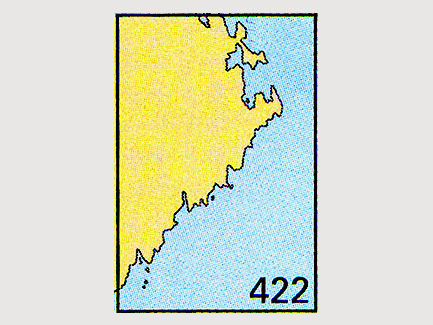 Seekarte Nr. 422 Vännskär-Bjuröklubb-Skötgrönnan