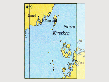 Seekarte Nr. 429 Norra Kvarken