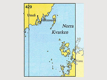 Seekarte Nr. 429 Norra Kvarken