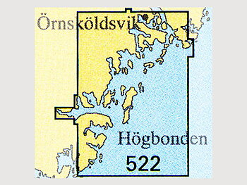Seekarte Nr. 522 Högbonden-Örnsköldsvik-Skag
