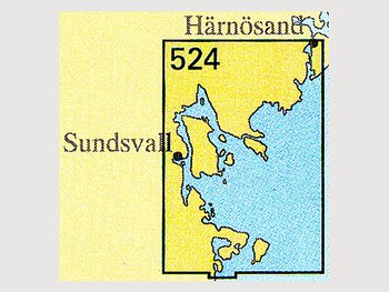 Seekarte Nr. 524 Brämön-Härnön