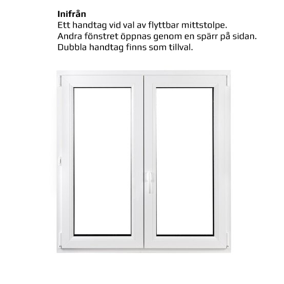 PVC Öppningsbart 2-luft  2-glas  - 6