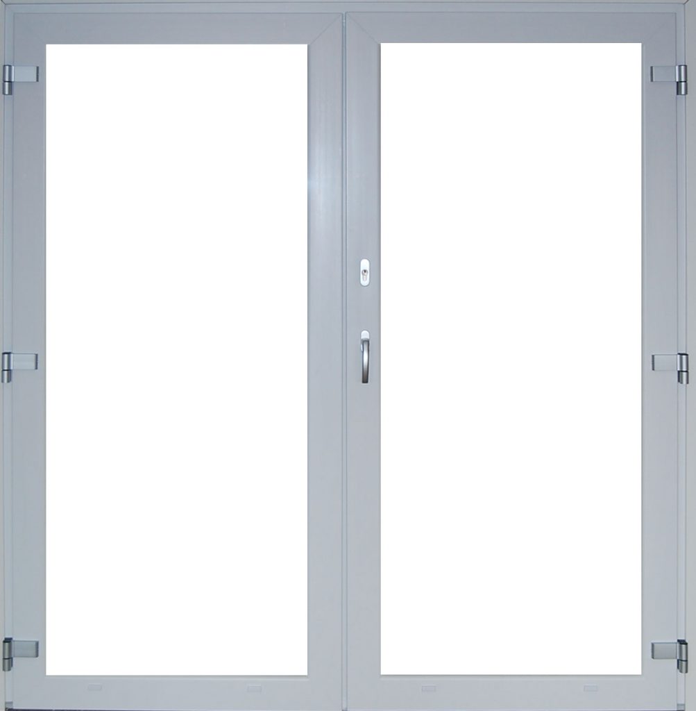 Parfönsterdörr 3-glas - PVC utåtgående - U-värde 0,96 - 2