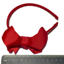 RÖTT ROSETT DIADEM 9,5 CM