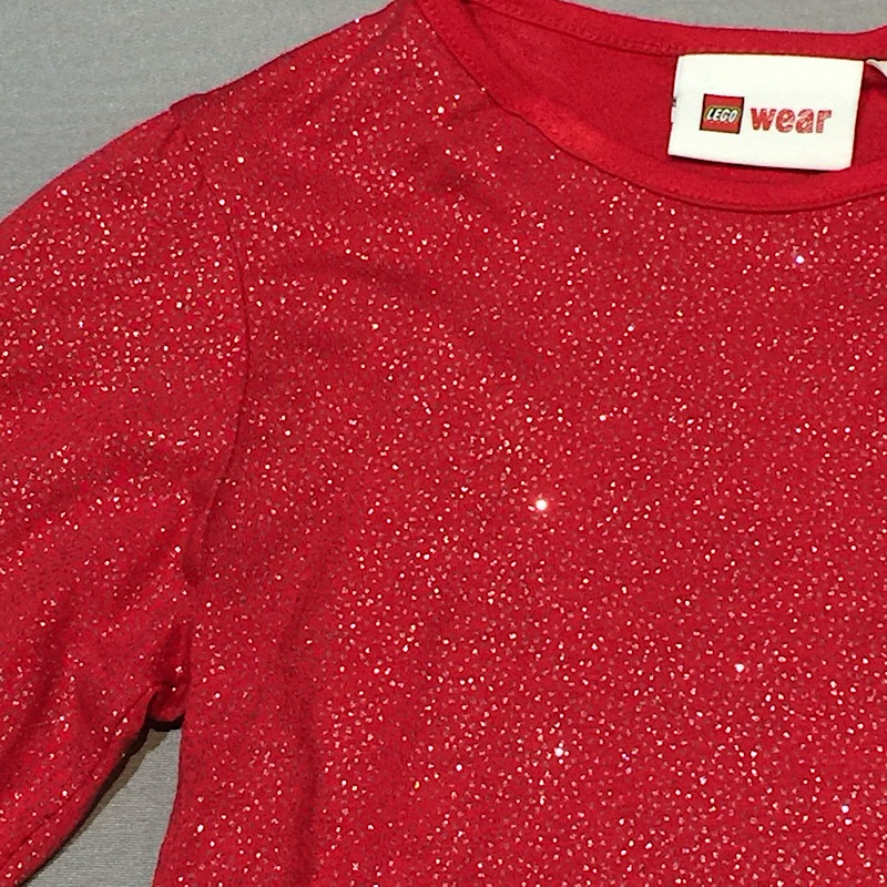 RÖD GLITTER TRÖJA - 2