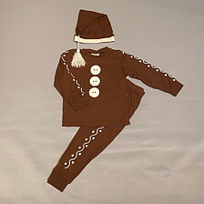 PEPPARKAKSDRÄKT 98 - 104  SECOND HAND