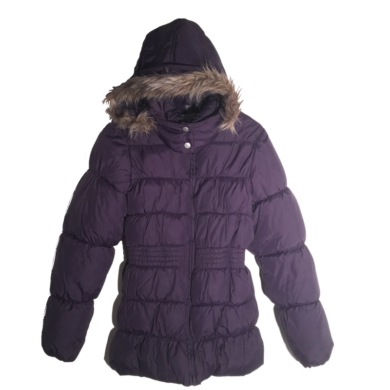 Lila vinterjacka 164