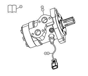 Hydraulmotor 160CC för sensor