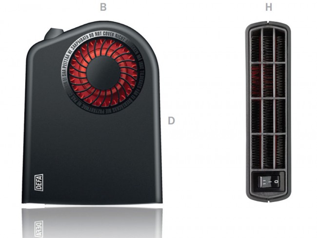 DEFA Kupevärmare 1200W