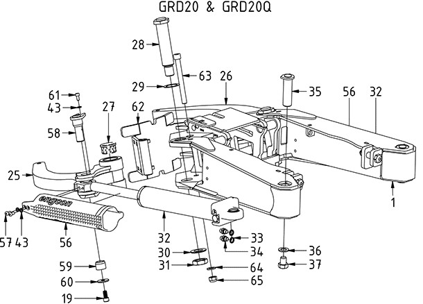 Gripcylinder GRD20/70 h/v