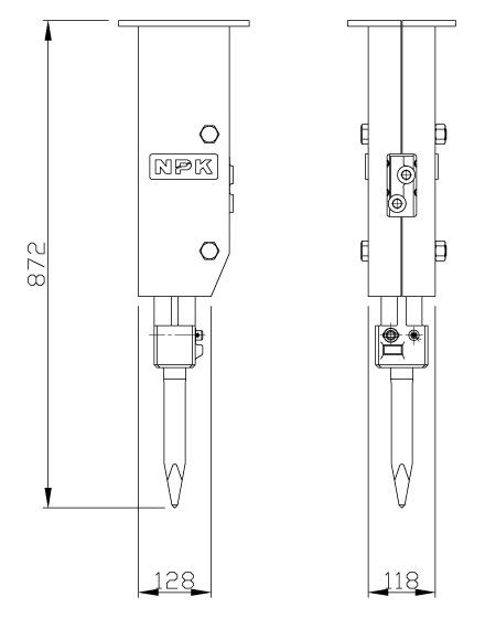 Hydraulhammare NPK E-106 - 2