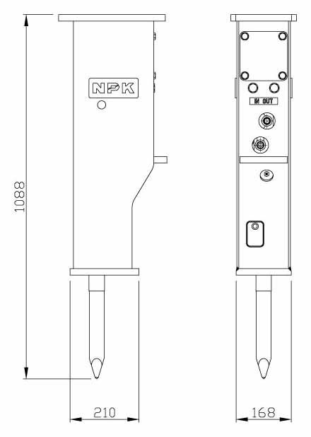 Hydraulhammare NPK PH-07 - 2