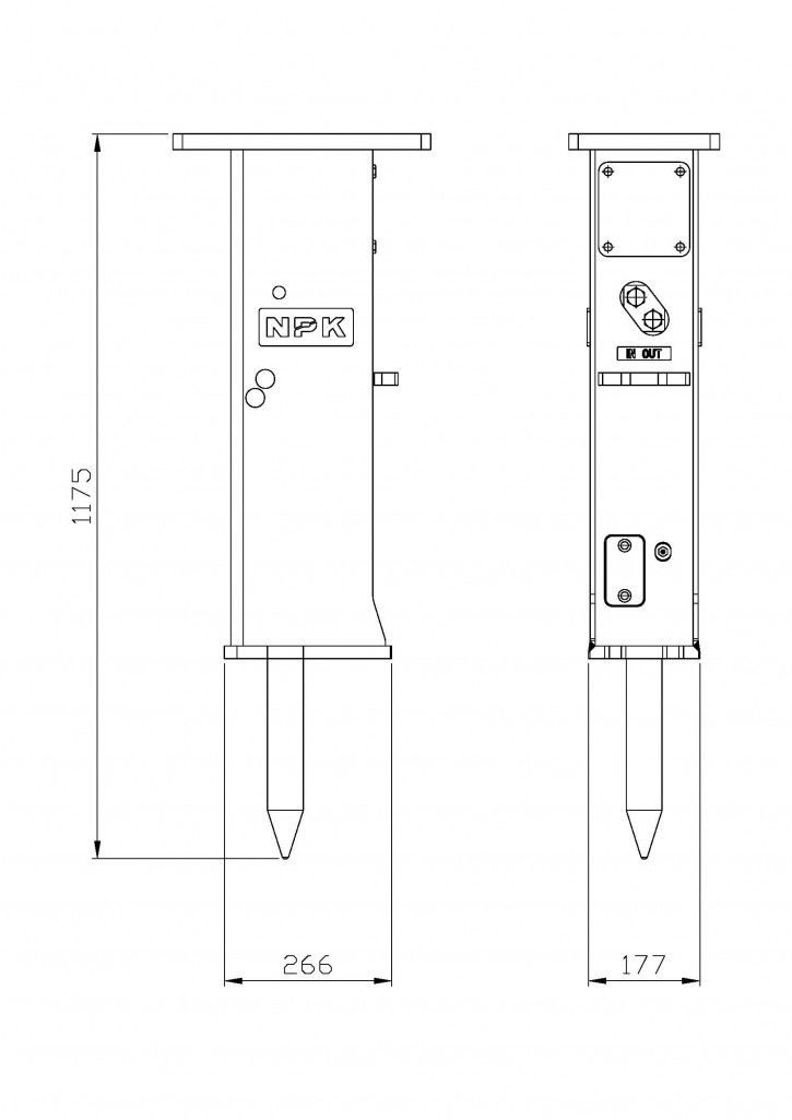 Hydraulhammare NPK PH-1 - 2