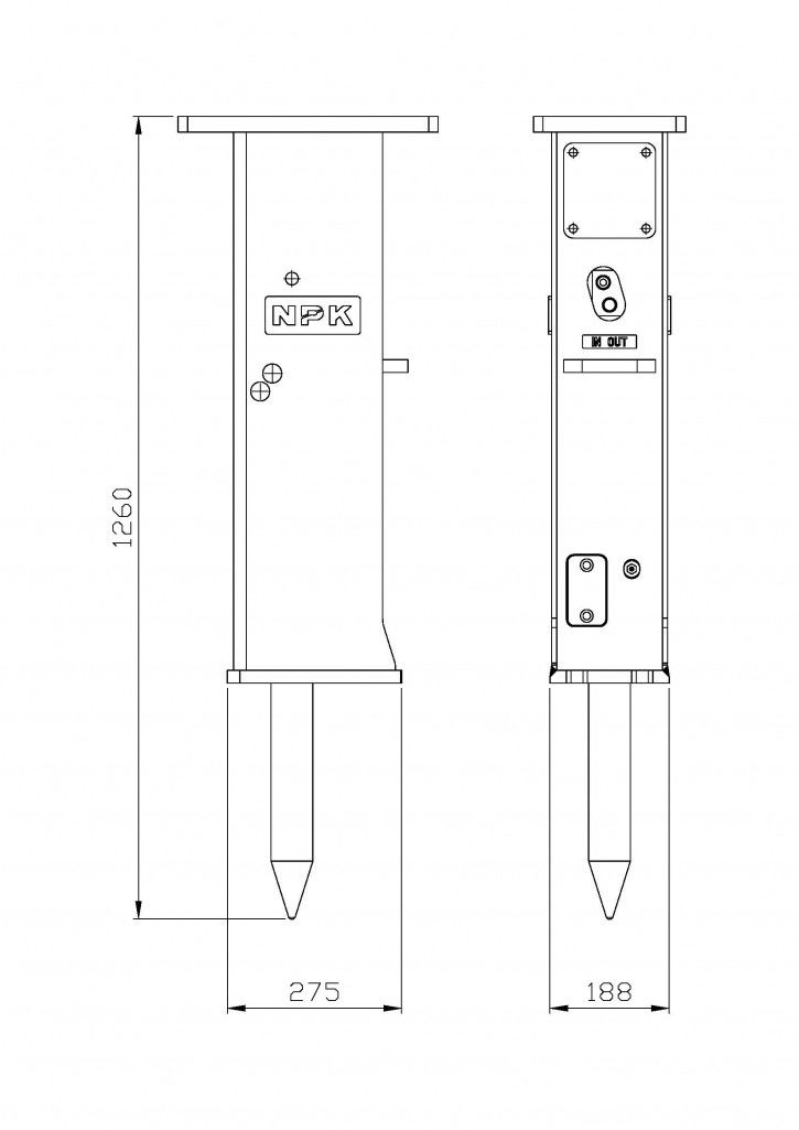 Hydraulhammare NPK PH-2 - 2